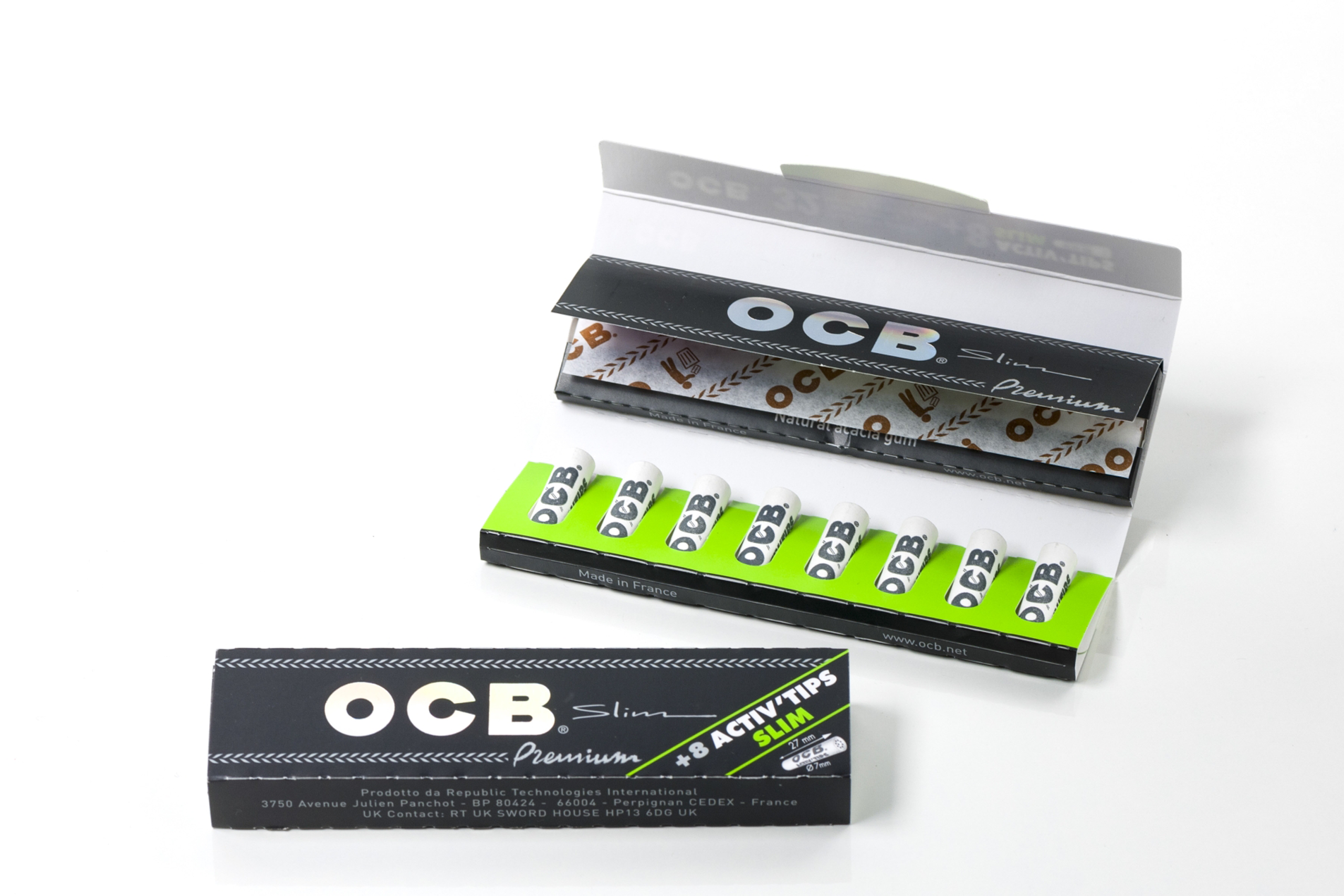 OCB - Kit de tapa - papel y filtro