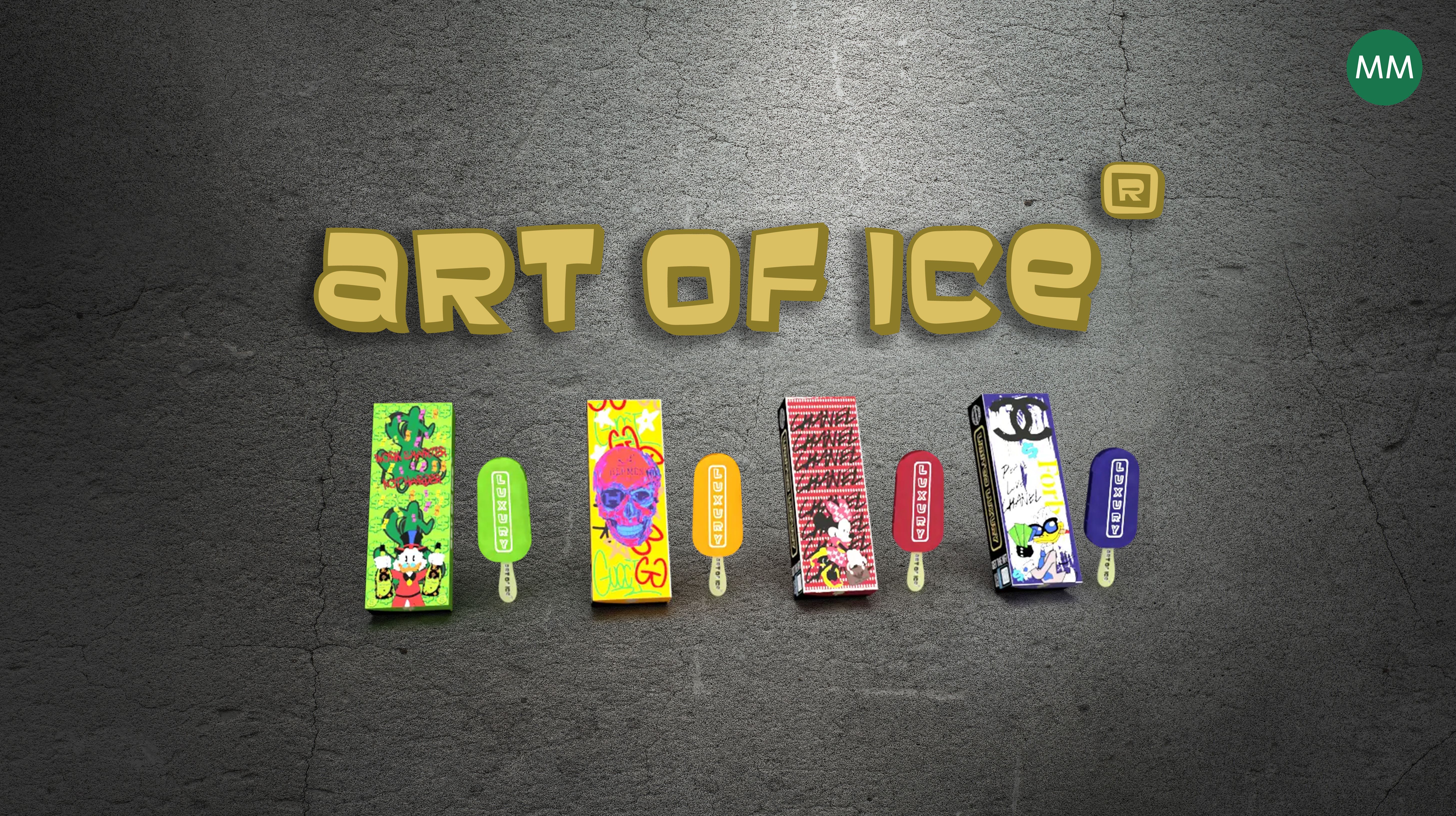 Art of Ice, Ice Cream Packaging
